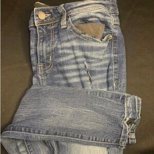 Buckle Black Fit No. 53 Skinny Jeans Mens 27 x 32 Blue Distressed